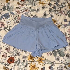 better together light blue athletic shorts